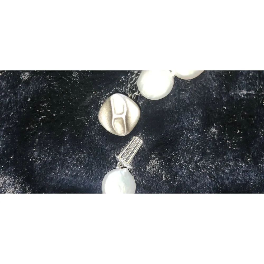 Honora Sand Dollar Style Pearl Necklace - Picture 3 of 7